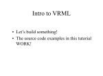 VRML Tutorial