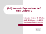Arithmetic expressions, formatting numbers, & programming errors