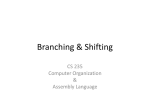 06_Branching & Shifting