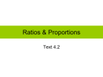 Ratios and Proportio..