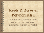 Zeros_Roots_Factors Polynonials