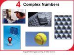 Trigonometric Form of a Complex Number