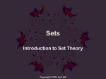 Introduction to sets