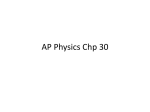 AP Physics Chp 30