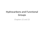 Hydrocarbons and Functional Groups