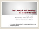 Data analysis and modeling: the tools of the trade