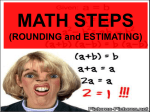 MATH STEPS