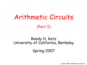 23-ArithI - University of California, Berkeley