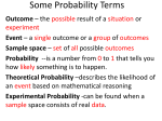 Experimental Probability Vs. Theoretical Probability