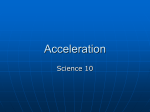 Lesson 20 - Acceleration