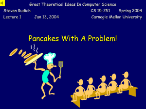 Pancakes - School of Computer Science