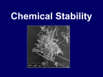 Chemical Stability
