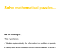 Mistletoe_Maths_Investigation