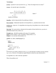 Terminology: problem - question we seek an answer for, e.g., &#34;what... instance - the specific input to the problem