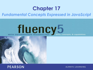 Fundamental Concepts Expressed in JavaScript