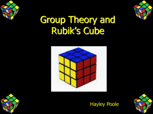 Group Theory and the Rubik`s Cube