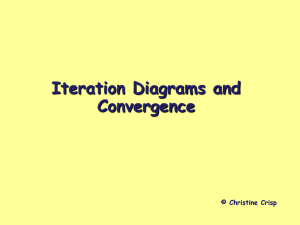 Iteration diagrams and convergence
