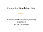 Computer Simulation Lab