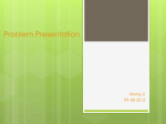 Problem Presentation - Muskingum University