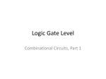 Logic gate level part 1