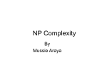 NP Complexity