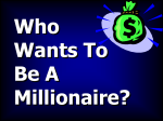 Millionaire Game parents day