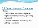 Words that means a grouping symbol