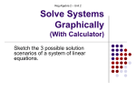 Reg Solve Graphically (with Calculator)