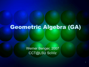 Geometric Algebra