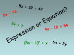Solving One Step Equations. - Math GR. 6-8