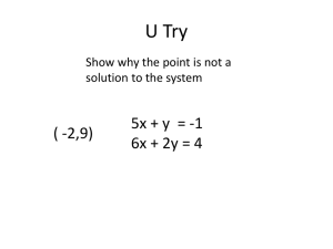 Algebra 1 Chapter 6 Section 2