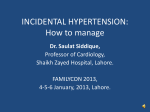 Incidental Hypertension