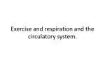 Exercise and respiration and the circulatory system – student ppt to