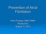 Prevention of Atrial Fibrillation