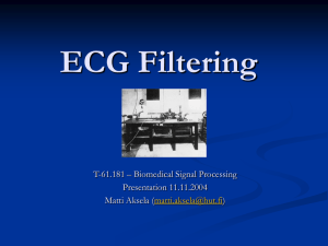 ECG Filtering