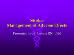 Stroke: Management of Adverse Effects