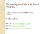 Electromagnetic Field And Waves (EMFW)