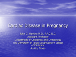 Cardiac Disease in Pregnancy