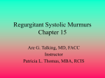 Regurgitant Systolic Murmurs Chatper 15