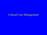 Critical Care Management
