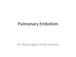 Pulmonary Embolism - doc meg's hideout