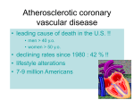 Atherosclerotic coronary vascular disease