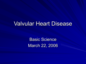 Valvular Heart Disease