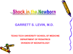 Shock in the Newborn - Texas Tech University Health