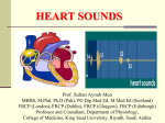 Heart sounds Lecture (2012).