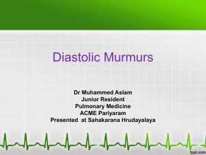 diastolic-murmurs