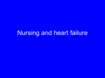 Nursing and heart failure