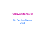 Antihypertensives