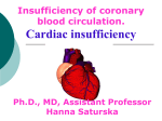05.Insufficiency of coronary blood circulation. Cardiac insufficiency