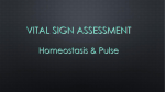 Vital sign assessment pulse